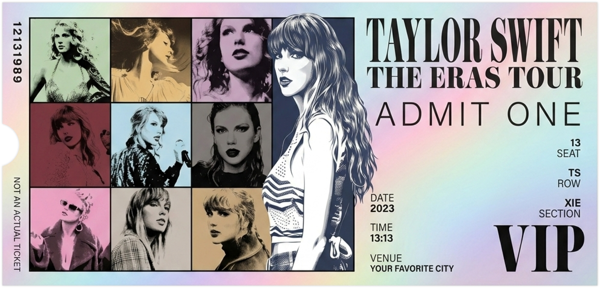 Taylor Swift The Eras Tour VIP ticket